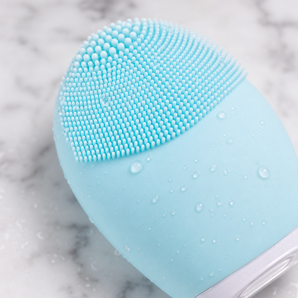 Ultrasonic Silicone Facial Cleansing Brush — Gentle Enough for Daily Use