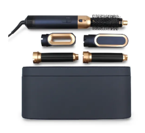 5-in-1 Hair Styler & Curling Wand — Dryer, Curler & Brush in One
