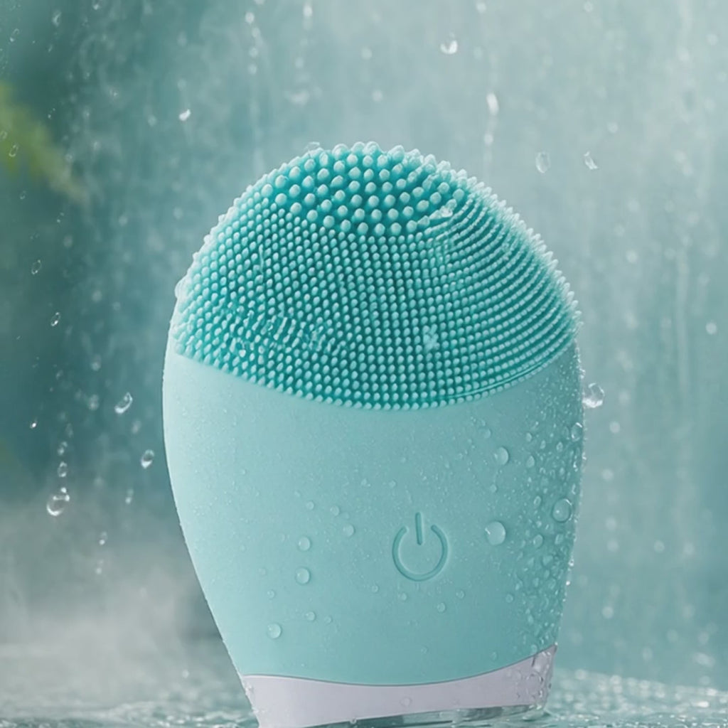 Ultrasonic Silicone Facial Cleansing Brush — Gentle Enough for Daily Use